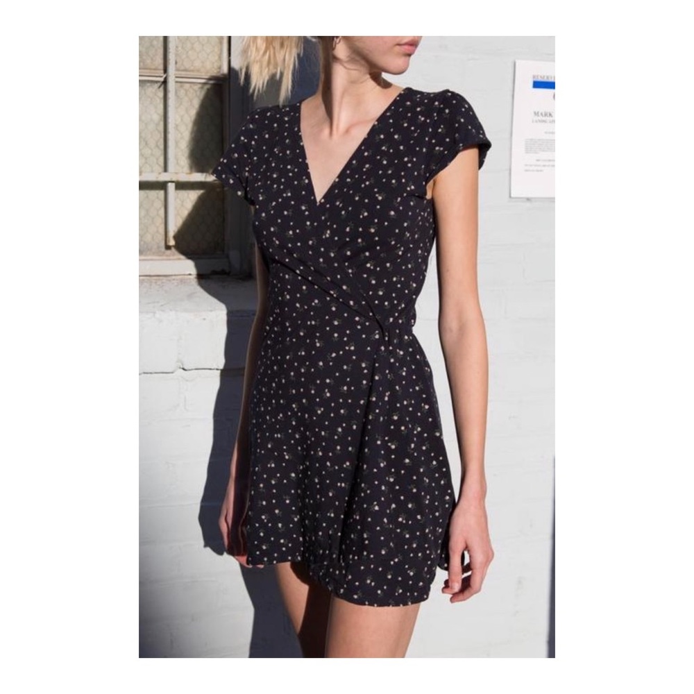 Brandy Melville Robbie Wrap Dress Gem